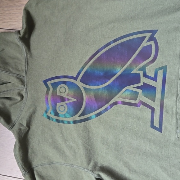 October's Very Own OVO Holographic Owl Hoodie Sz S - Picture 2 of 7